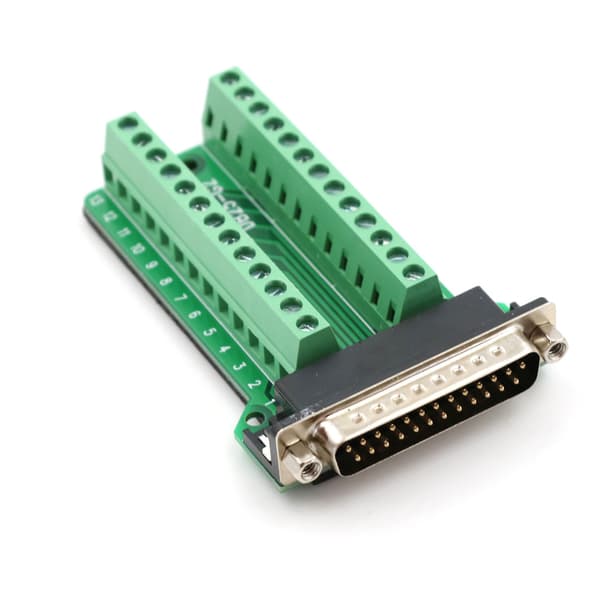 D-SUB DB25 Hane 25-stifts kontakt Breakout Board Terminaler Adapter Sol