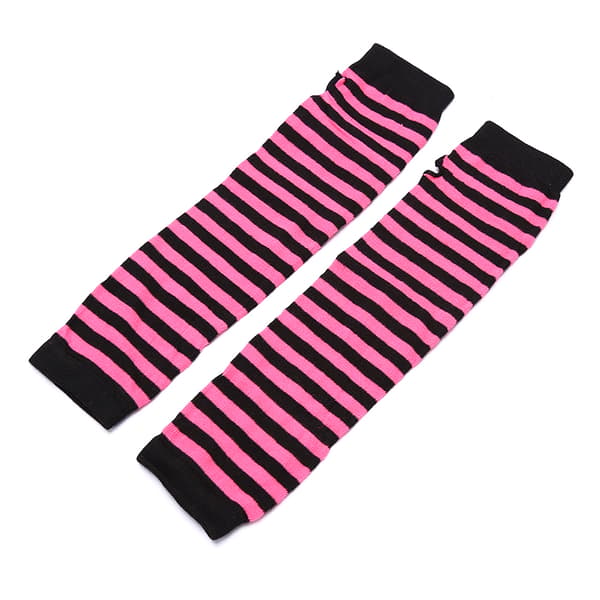 Vinter Höst Handled Arm Hand Arm Warmers Stickad ärm Varm Fi Pink