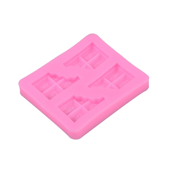 halvtabletter chokladform flytande silikonfondant molds