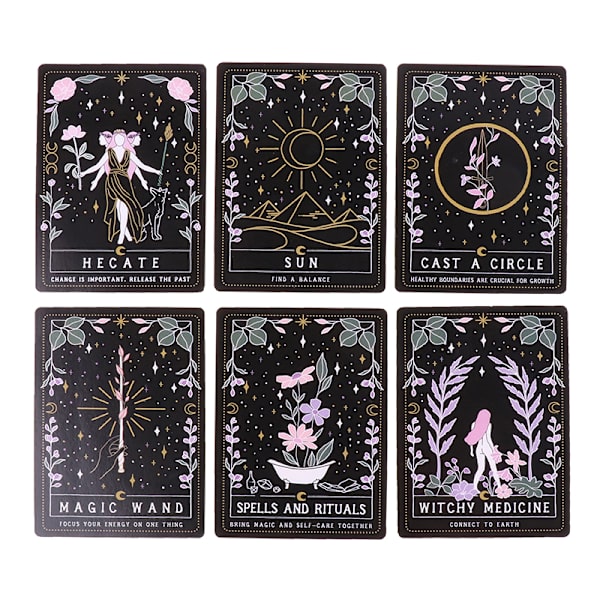 1 Box of Tarot Cards Engelska Tarot Oracle Cards Deck Card Game