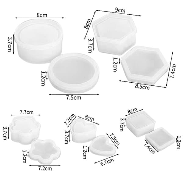 Form Mould Gör-det-själv smyckeförvaring B C