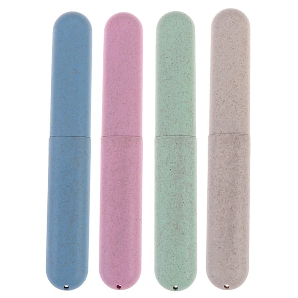 bärbar tandborsthållare cover case Blue