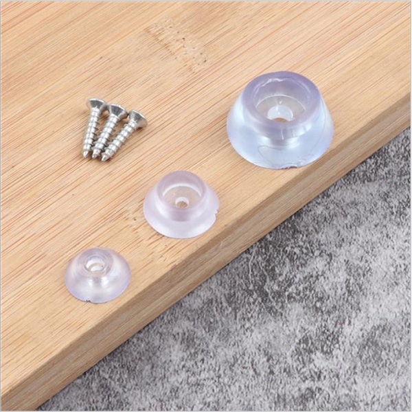 10 st Gummi Halkfri möbel Stol Benskydd Fötter Sofffot P 6(26mm with screw)
