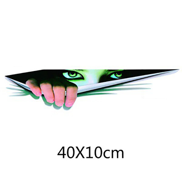 3D Cool Car Stick Creative Sticker Modified Decal Eyes Peeking A3