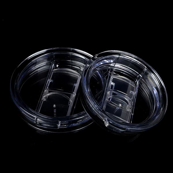 Klass PP 20/30 uns stänk spillsäkra klara muggar Koppar Lock Fo 30oz