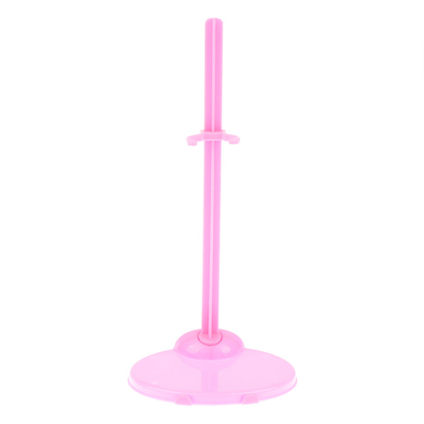 Stativ för 1/6 dockor Stödställ 30 cm Figur Display Hållare T pink