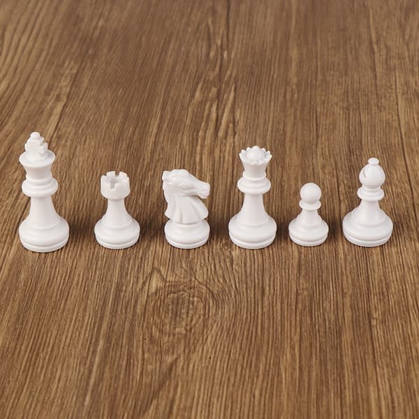 1Set Set Schackset Plast Ps För Vuxna Reseschackpjäser 49MM