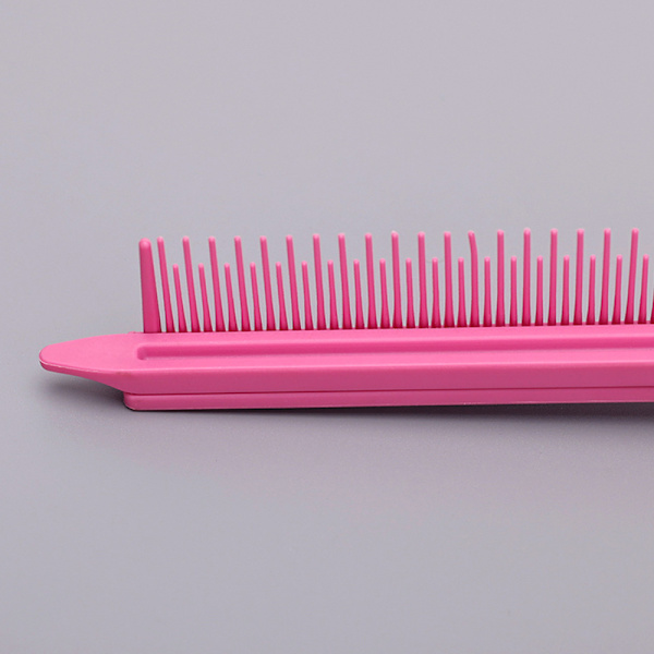 Point-tail Highlight Comb Point-tail Plastic Comb Hair Salon Co Rose red
