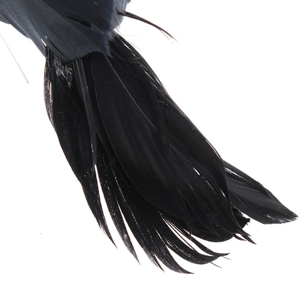 Halloween Black Crow Props Realistic Raven Spooky Feathered Cro