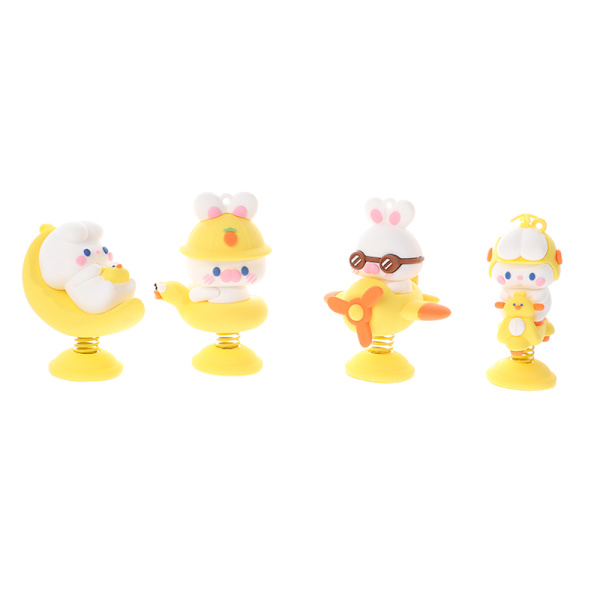 Anime e Animal Shaking Head Spring Toys Bilinredningstillbehör D
