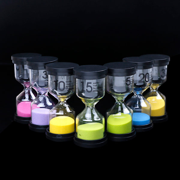1/3/5/10/15/30 minuter Sandglas Sandglas Timglas Timer 3 minute