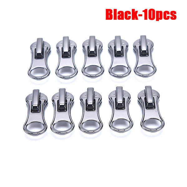 10st Fix Zipper Zip Slider Reparation Instant Kit Avtagbar Rescue Black