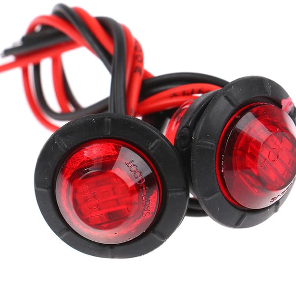10x Round Marine Boat LED Cabin Deck Courtesy Light Stern Trans Blue