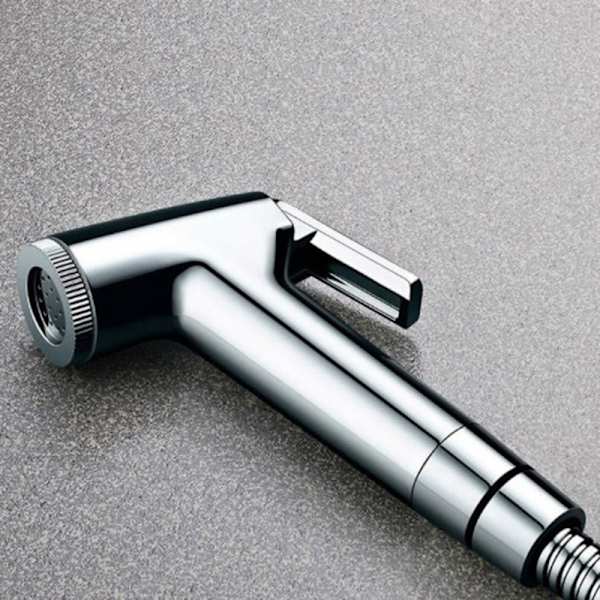 Krom Bidé Spraykran Hygienisk Toalett Duschhuvudslang Bathro B
