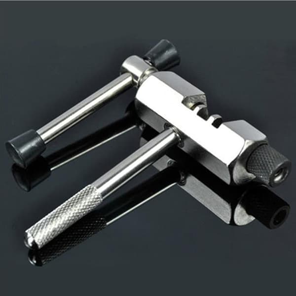 Cykel Kedjebrytare Remover Tools Rostfritt stål kedjesåg Silver