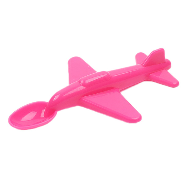 Mode baby Flygplansform Långt handtag Barn Rose red