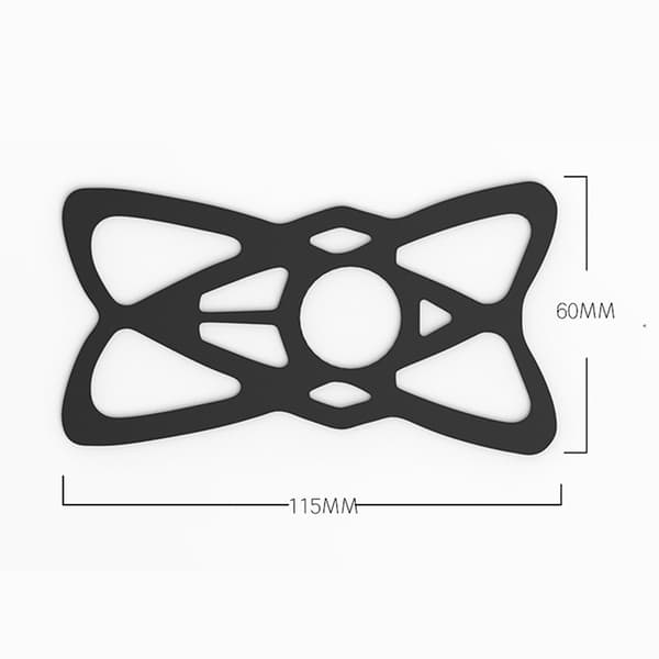 Cykel Motorcykel Telefonfäste Tether X Web Grip Silikon Cell Pho Black