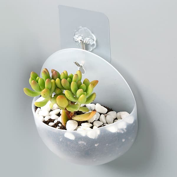 Creative Väggmonterad Akryl Vas Vägghängande er Flower Pot N4