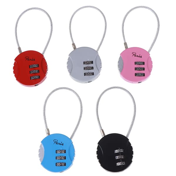 1st 3,7*9 cm mini 3-siffrig kombination resväska Co Blue