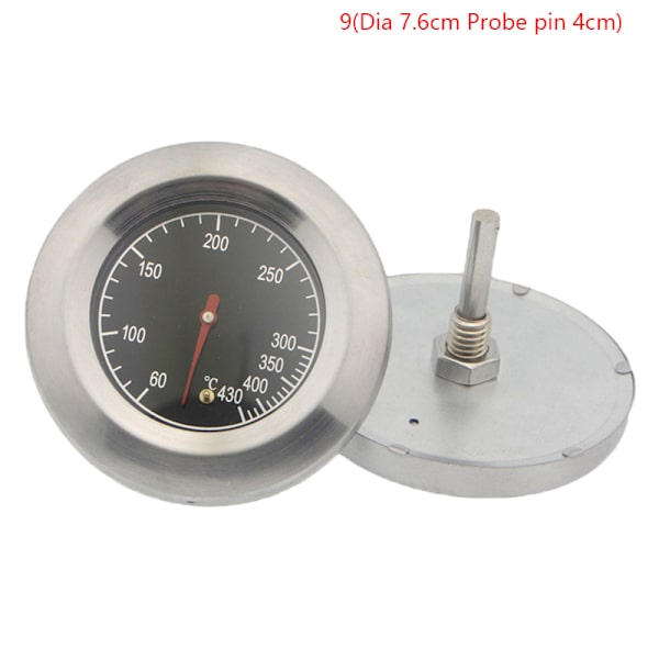 Ugnsspistermometer Grilltemperaturmätare för hemmakök 9(dia7.6cm pin4cm)