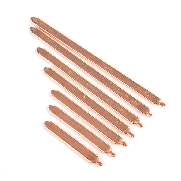 Kopparrör DIY Dator Laptop Kylning Notebook Värmerör Platt 15cm