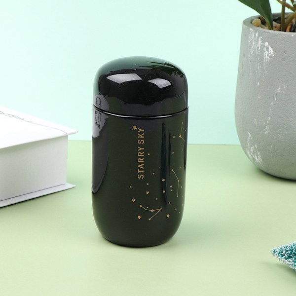 230 ml minificka termosflaska rostfritt stål resevakuum Black