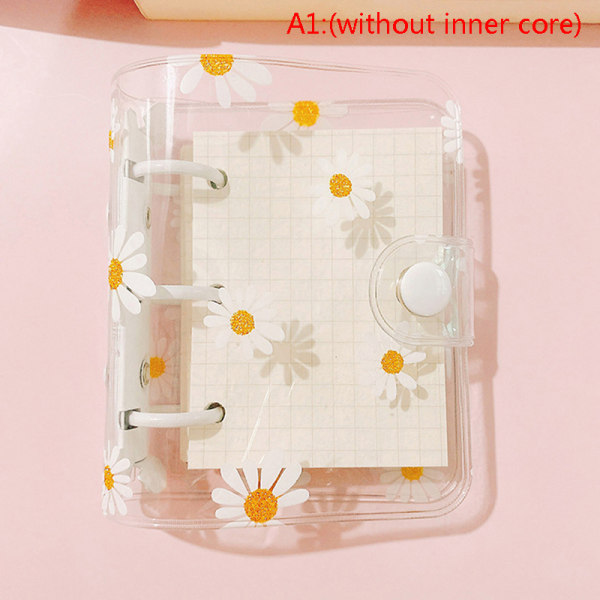 Mini 3-håls Daisy Binder Note Planner Organizer Notebook Journa A1
