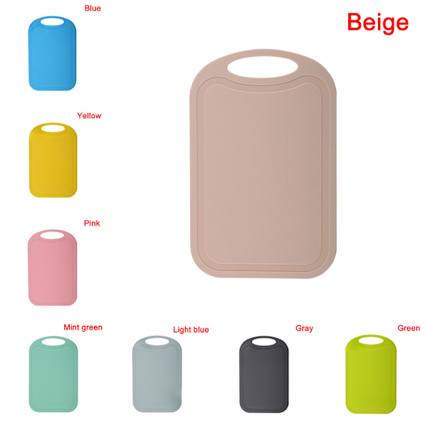 Halkfri Mini Kök Kött Frukt Grönsaksping Board Block Light blue