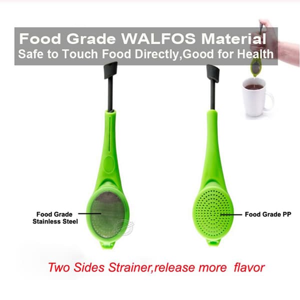 Tea Infuser Loose Tea Leafs Sil Herbal Spice Silikon Filt