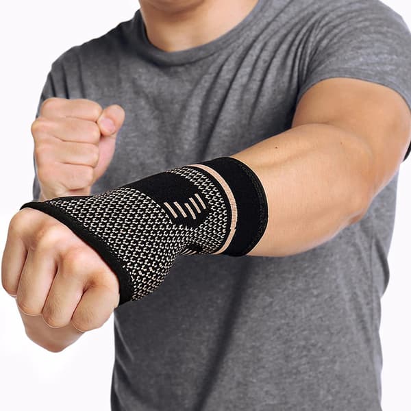 Armband Sports Compression Handledsstöd ärmstöd Elastisk L