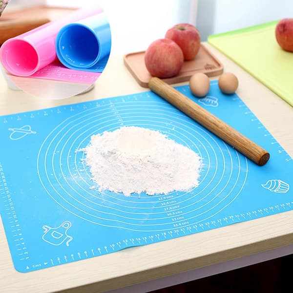 Non-Stick silikonmatta Rolling Dough Liner Pad Bakverk Tårta Baka Coffee
