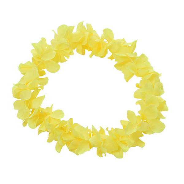 Hawaiian Leis Simulated Silk Flower Leis Dance Party Fancy Dres Red