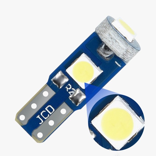 10st T5 LED-lampa Bilinstrument 3030 Vita LED-lampor Dashboar ede2 | Fyndiq