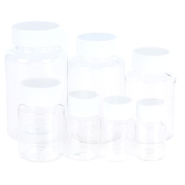 15 ml/20 ml/30 ml/100 ml PET-plast klara tomma förseglingsflaskor fasta 15