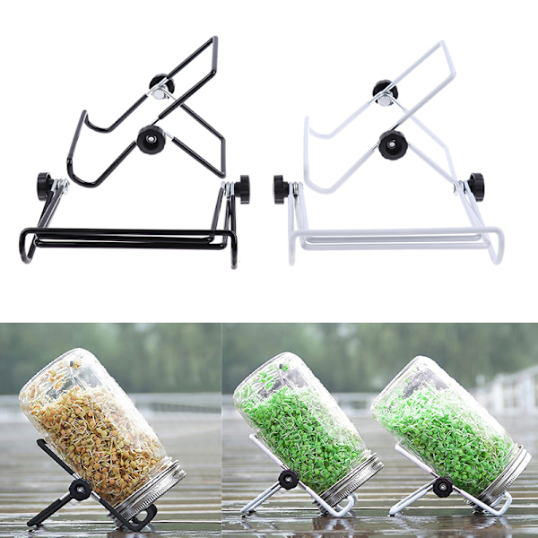 Sprouting Stativ Vikbar Sprouter Halksäkra ställningar för Mason White & Small
