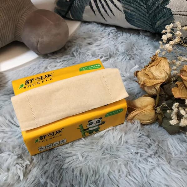 60 st/pack Naturbambu mjuk pappersservett för bordsmat