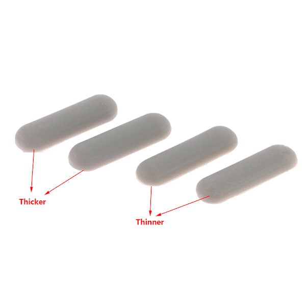 1Set Laptop Gummi Foot Pad För HP 830 G5 Anti Slip Pad Feet Bo
