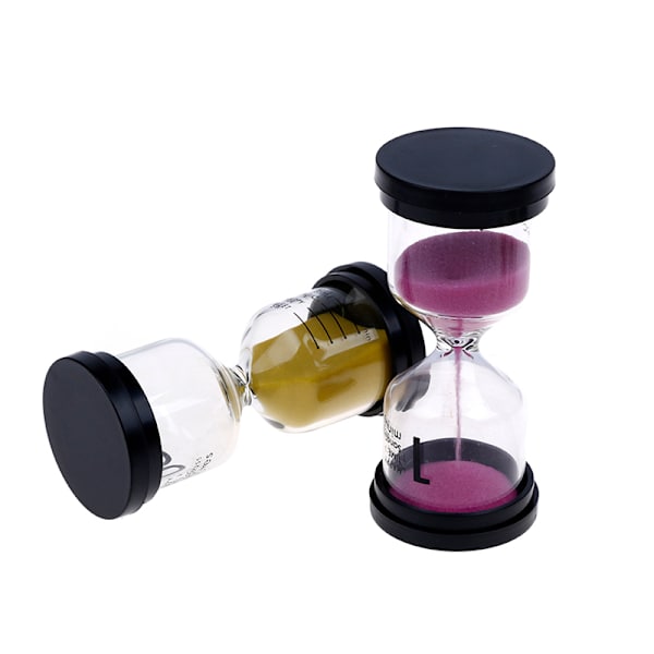1/3/5/10/15/30 minuter Sandglas Sandglas Timglas Timer 3 minute