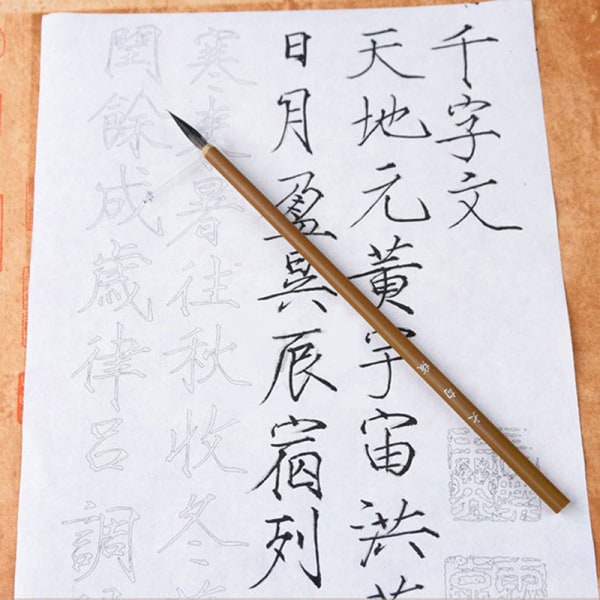 3st/ set Hårborste Weasel Pen Hook Line Paint Brush Calligrap