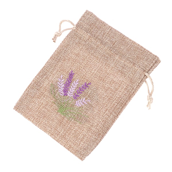 1st lavendelpåsar Torrblommaarompåsar Broderi lavendel Brown