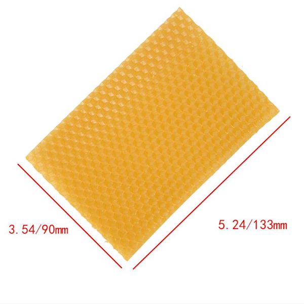 10st Yellow Honeycomb Foundation Bee Hive Wax Frames Beeeeeep