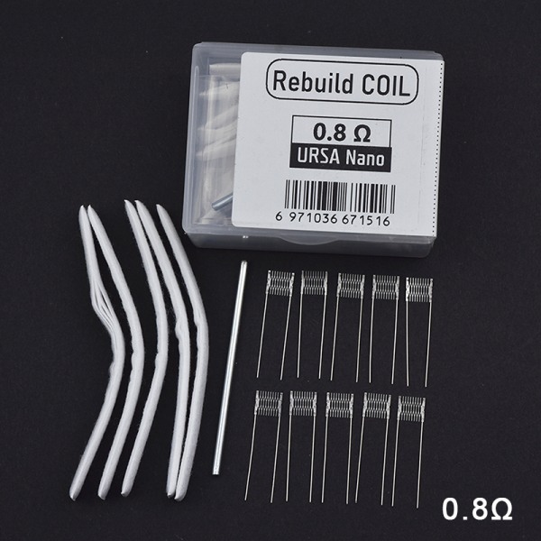 För URSA Nano 0,8/1,0 ohm Resistance Wire Byte av DIY Reparation 0.8Ω