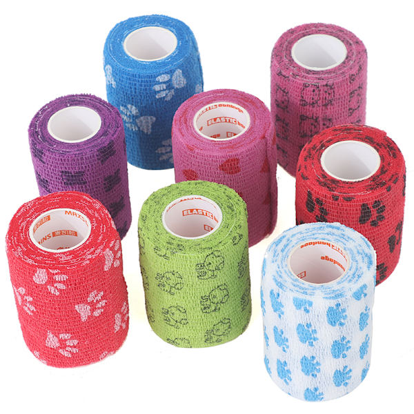Självhäftande elastiskt bandage för sällskapsdjur Kattbandage Cover A