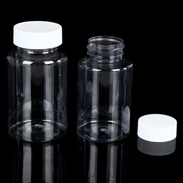 15 ml/20 ml/30 ml/100 ml PET-plast klara tomma förseglingsflaskor fasta 200