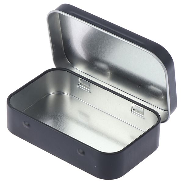 Förvaringslåda Små smycken Candy Coin Key Organizer Plåt Flip Bla