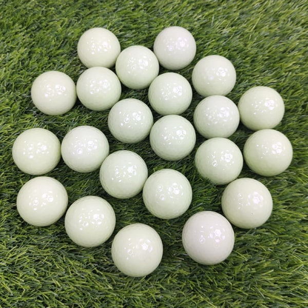 1st självlysande golfboll för nattsportsgolfboll som håller länge 42.66mm