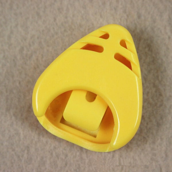 Ny Plactic Guitar Pick Plectrum Holder Case Box blandade färger