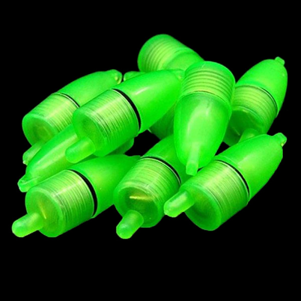 10 St/ Set LED Lysande Fiskeklockor Larmklämma Plast Natt