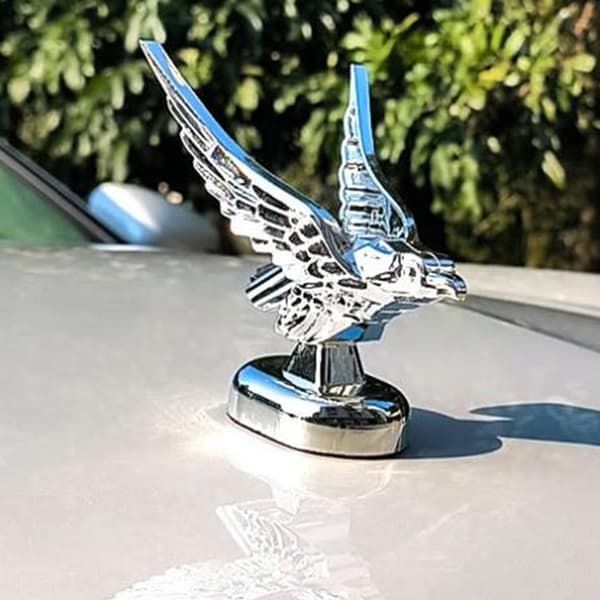 Bil Motorhuv Front Eagle Ornament Badge 3D Eagle Emblem Bil Acce