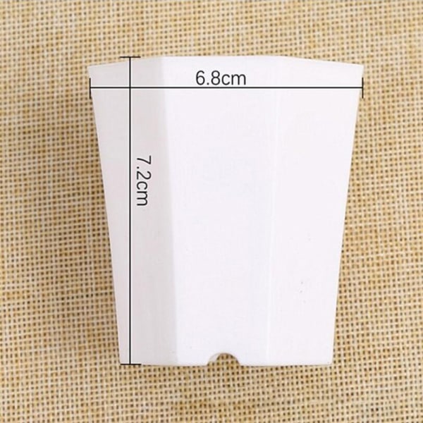5 Styck Suckulent Pot Imitation Keramisk Octagonal Small Resin Flo